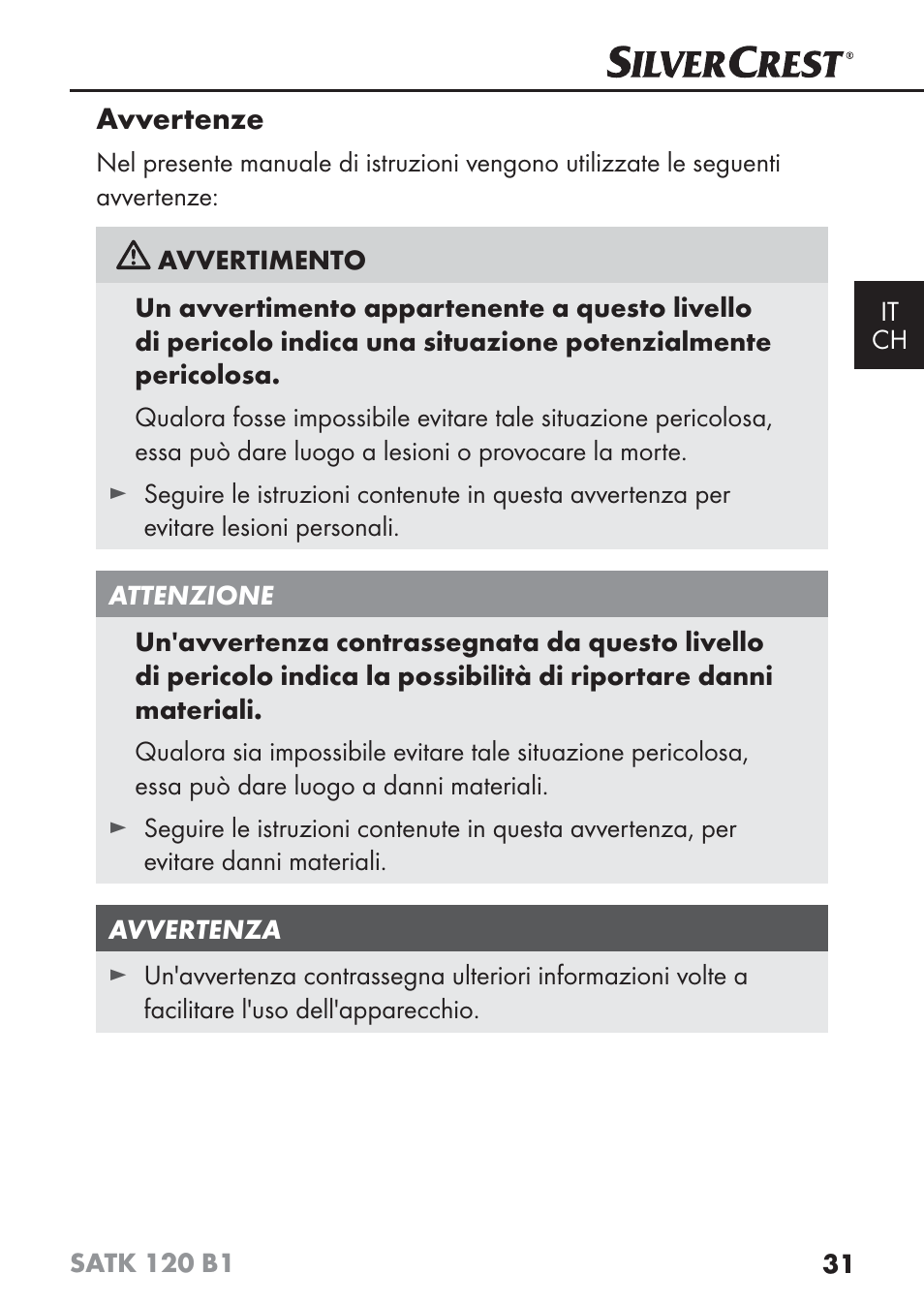 Silvercrest SATK 120 B1 User Manual | Page 34 / 60