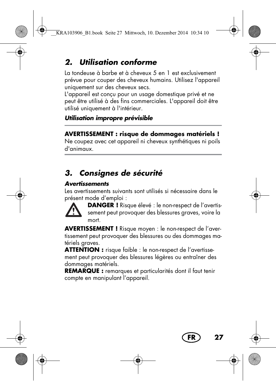 Utilisation conforme, Consignes de sécurité | Silvercrest SHBS 3.7 A1 User Manual | Page 29 / 96