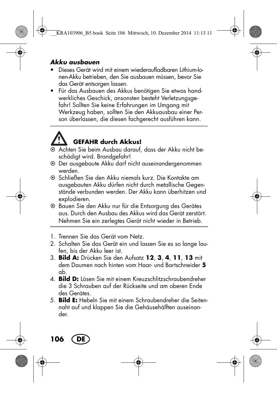 Silvercrest SHBS 3.7 A1 User Manual | Page 108 / 116