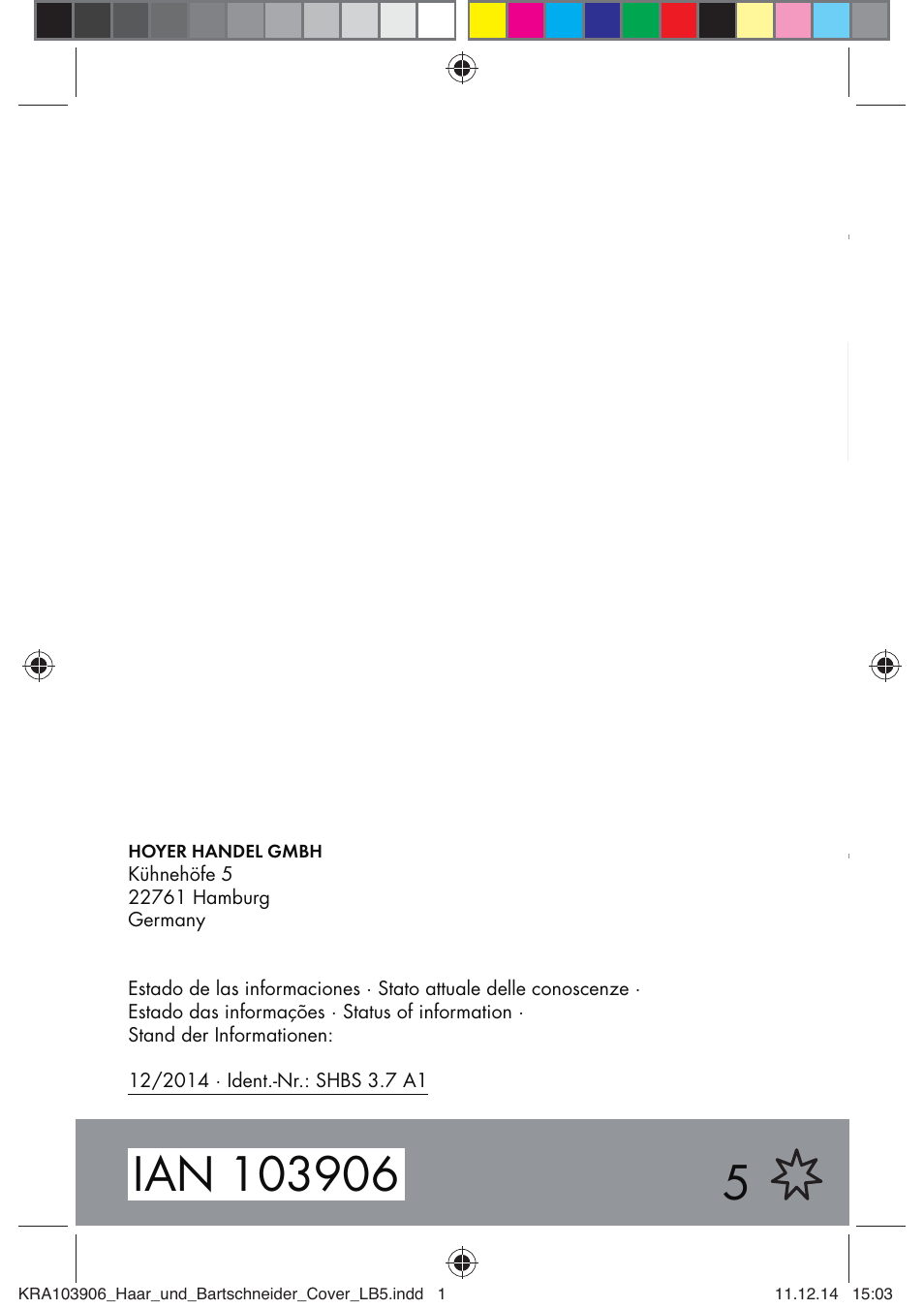 Silvercrest SHBS 3.7 A1 User Manual | Page 116 / 116
