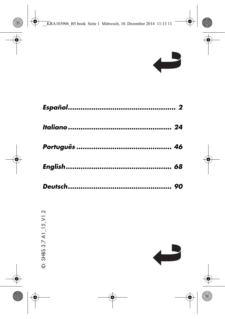 Silvercrest SHBS 3.7 A1 User Manual | Page 2 / 116