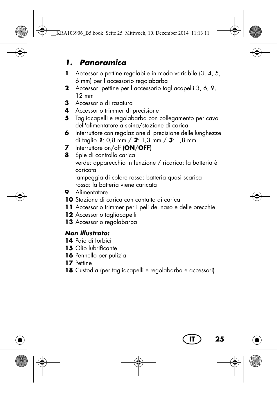 Panoramica | Silvercrest SHBS 3.7 A1 User Manual | Page 27 / 116