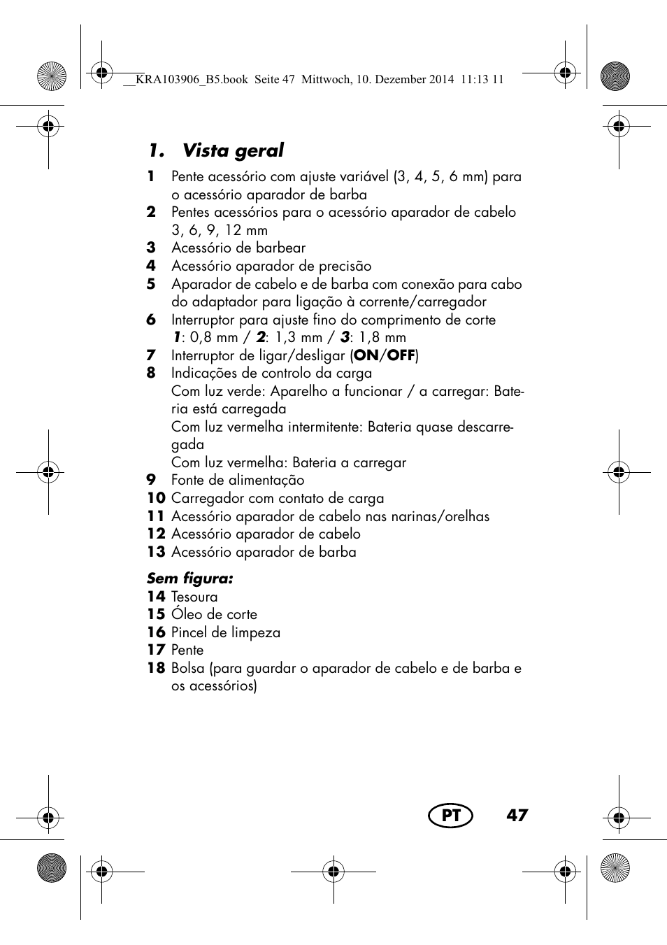 Vista geral | Silvercrest SHBS 3.7 A1 User Manual | Page 49 / 116