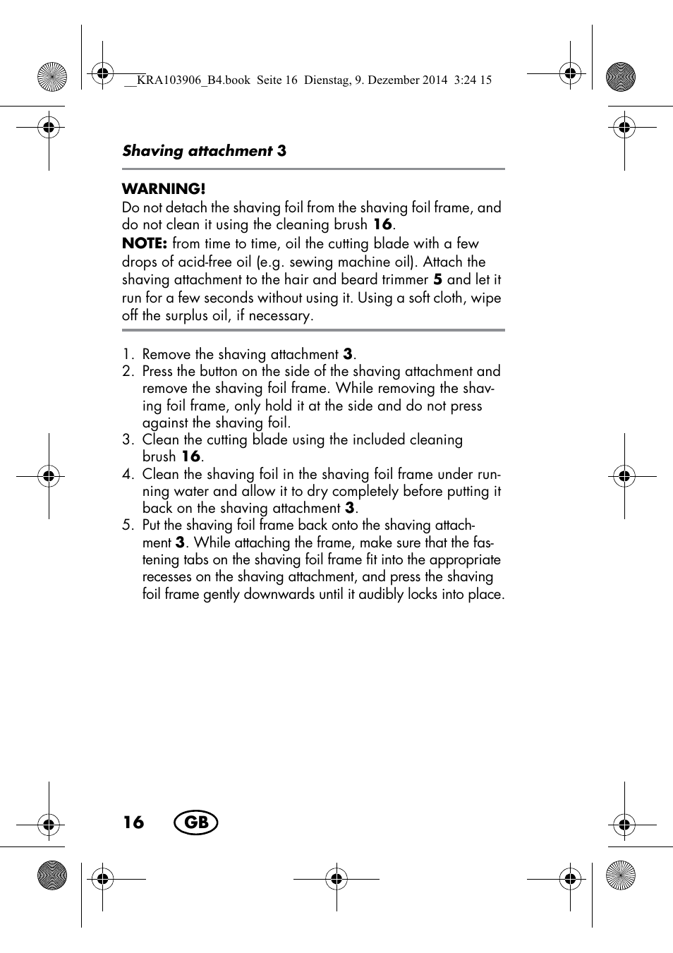 Silvercrest SHBS 3.7 A1 User Manual | Page 18 / 156
