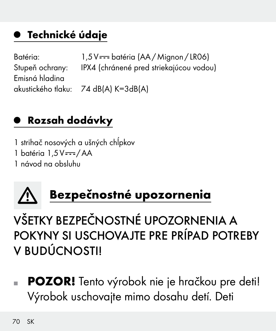 Silvercrest Z31437 User Manual | Page 70 / 92