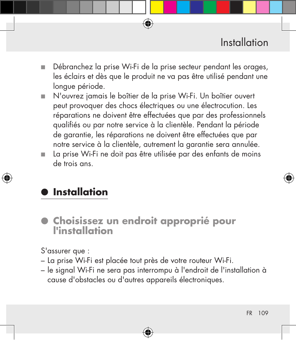 Installation | Silvercrest SWS-A1 User Manual | Page 109 / 190