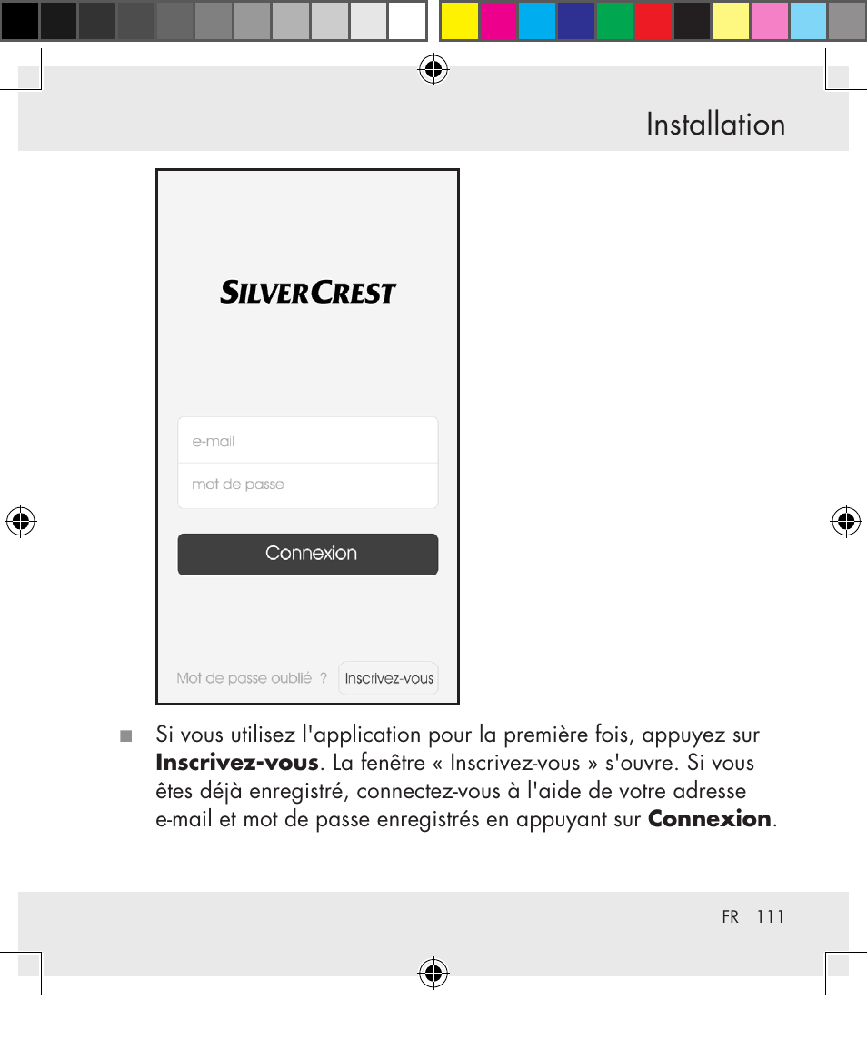 Installation | Silvercrest SWS-A1 User Manual | Page 111 / 190