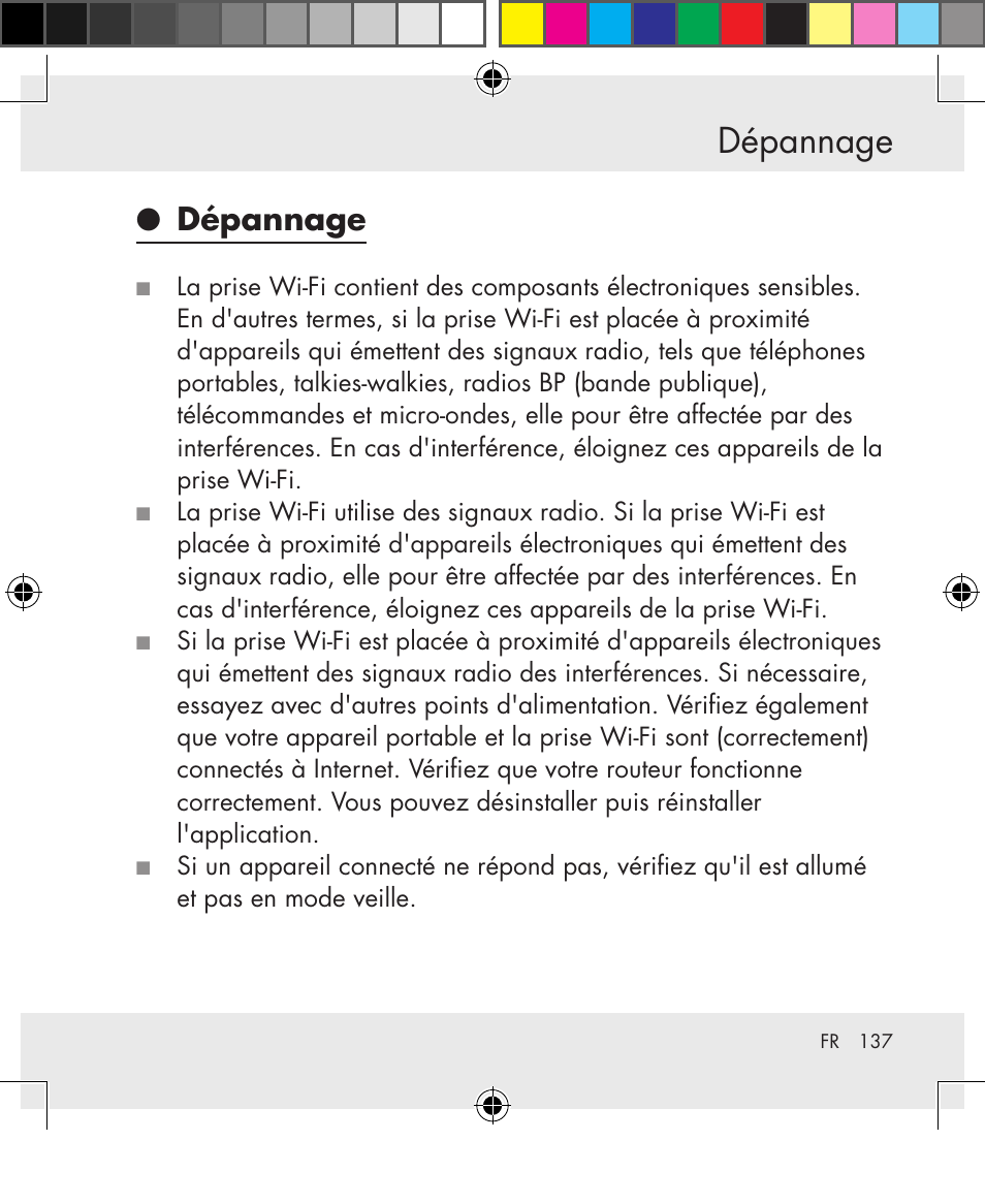 Dépannage | Silvercrest SWS-A1 User Manual | Page 137 / 190