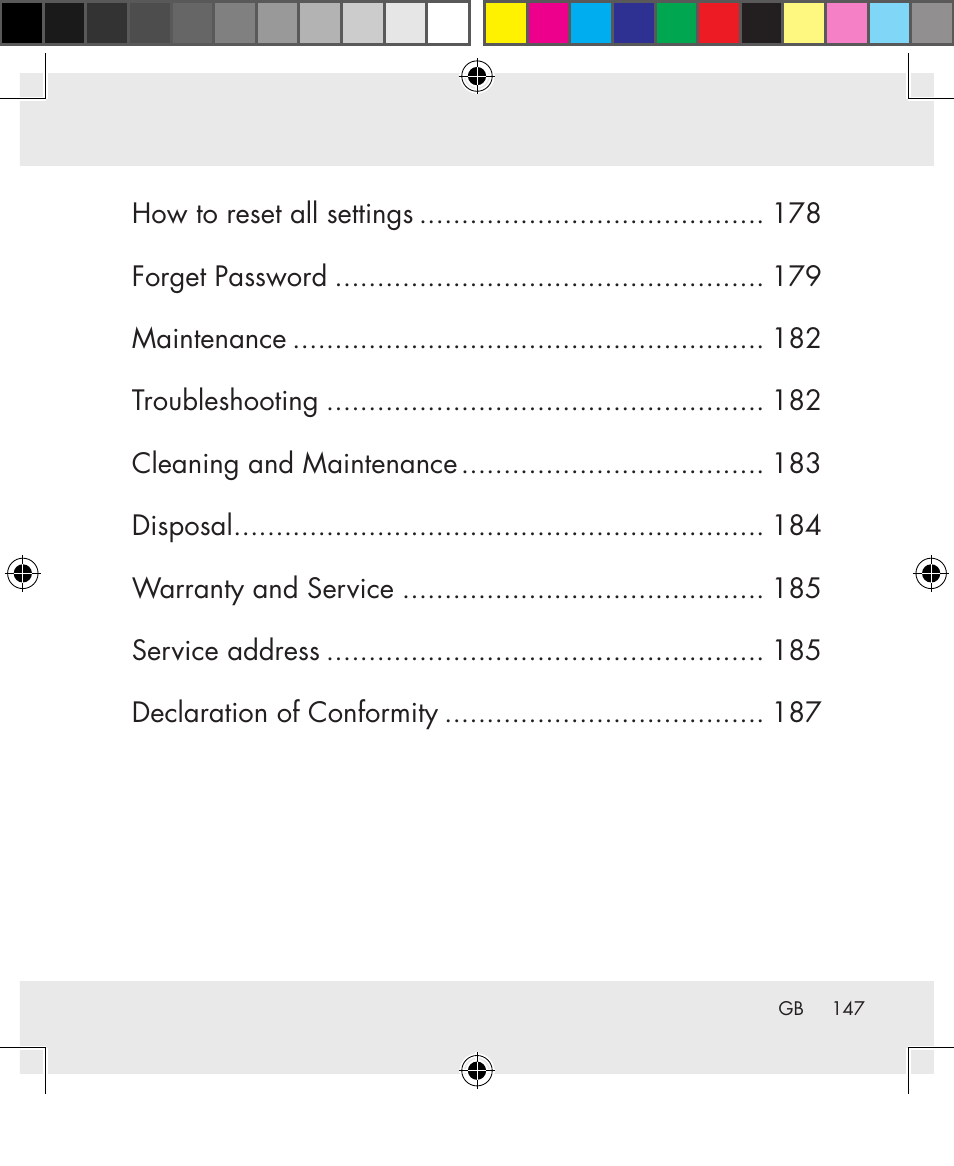 Silvercrest SWS-A1 User Manual | Page 147 / 190