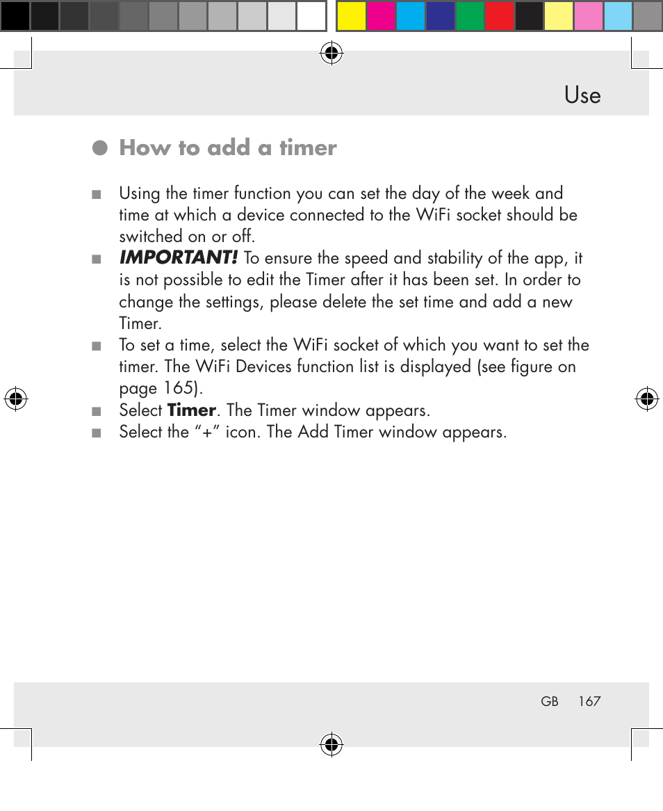 How to add a timer | Silvercrest SWS-A1 User Manual | Page 167 / 190