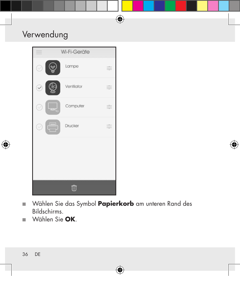 Verwendung | Silvercrest SWS-A1 User Manual | Page 36 / 190