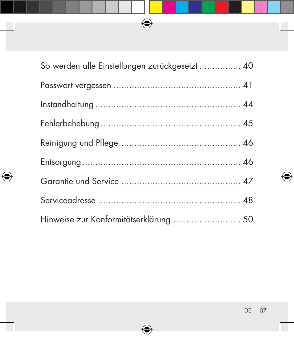 Silvercrest SWS-A1 User Manual | Page 7 / 190