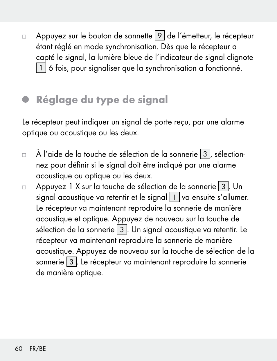 Réglage du type de signal | Silvercrest 104412-14-01/104412-14-02 User Manual | Page 60 / 97