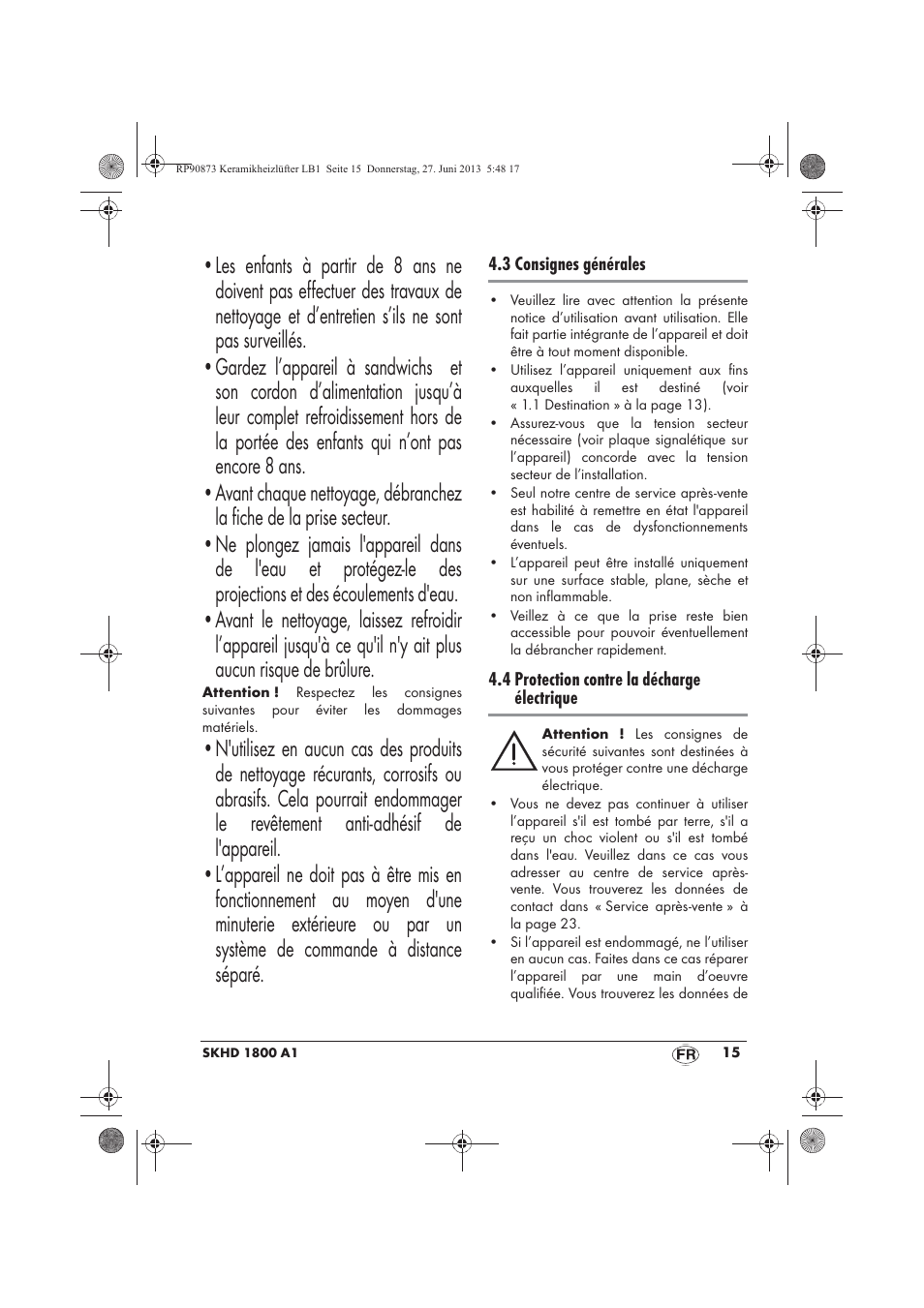 Silvercrest SKHD 1800 A1 User Manual | Page 17 / 58
