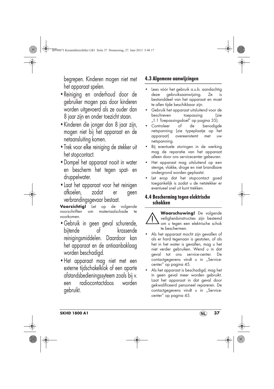 Silvercrest SKHD 1800 A1 User Manual | Page 39 / 58