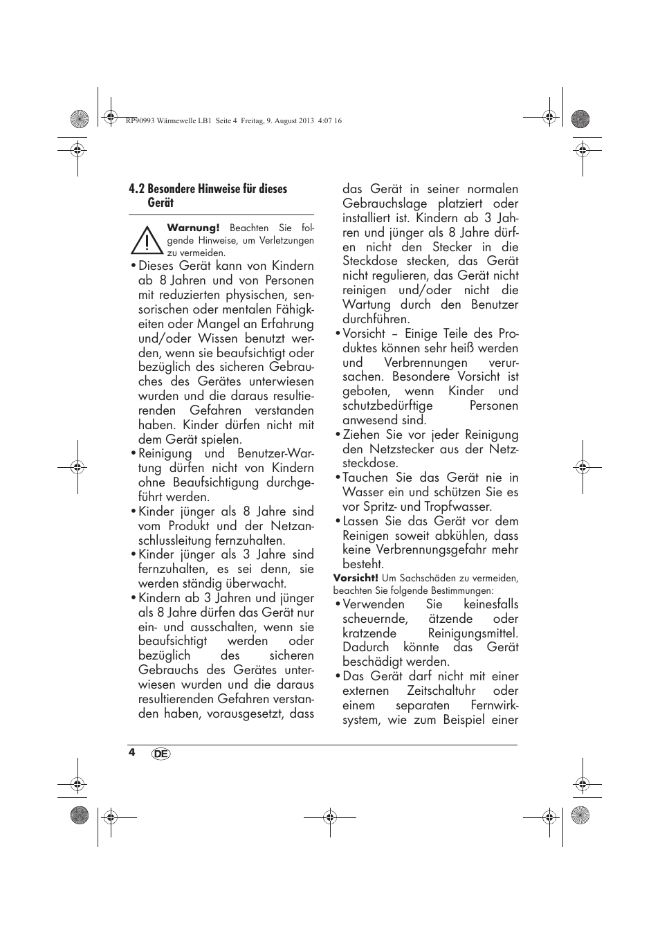 Silvercrest SWW 1500 B2 User Manual | Page 6 / 70