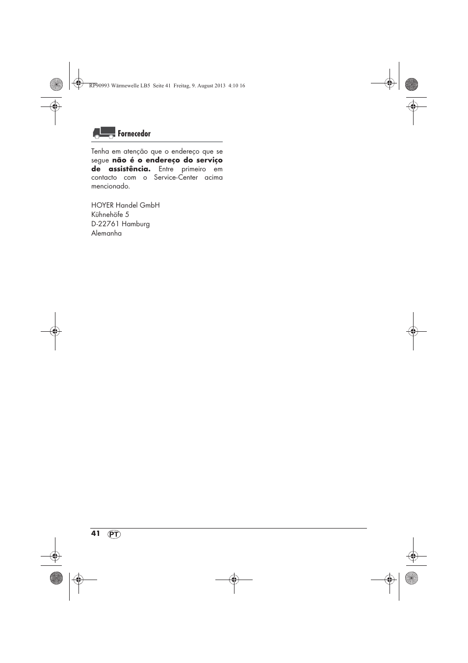 Fornecedor | Silvercrest SWW 1500 B2 User Manual | Page 43 / 70
