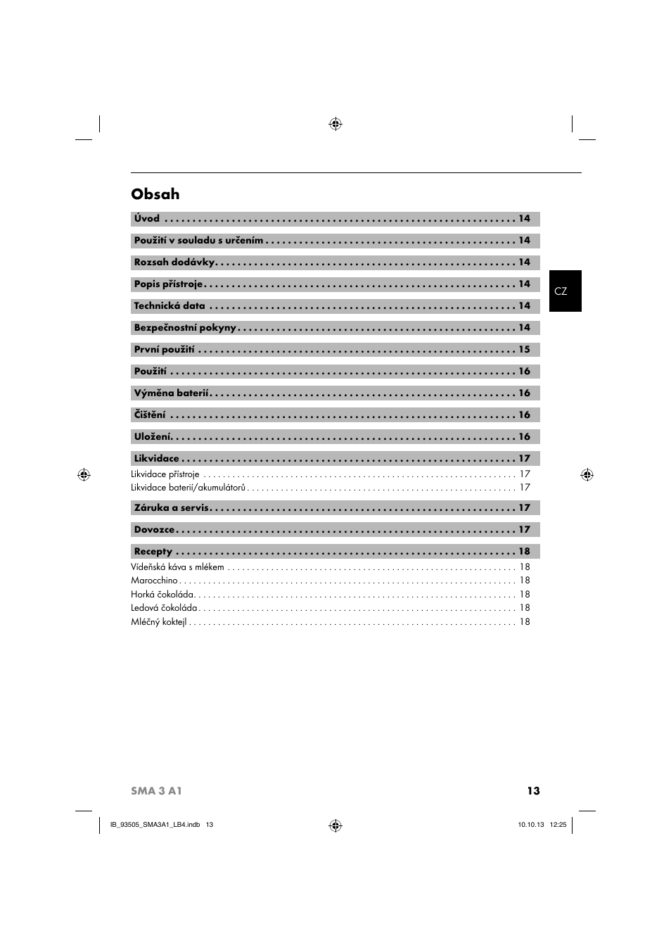 Silvercrest SMA 3 A1 User Manual | Page 16 / 34