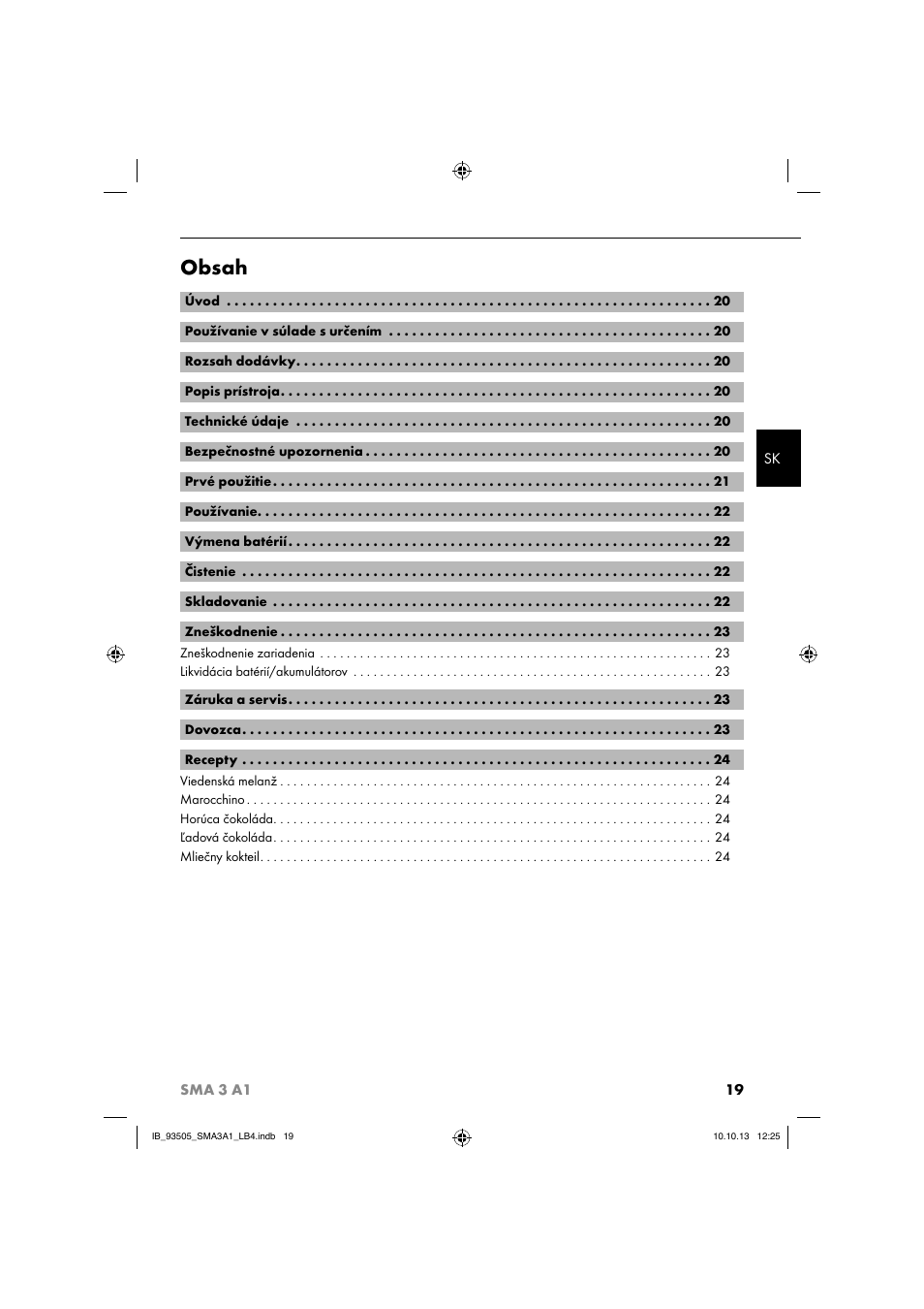 Silvercrest SMA 3 A1 User Manual | Page 22 / 34