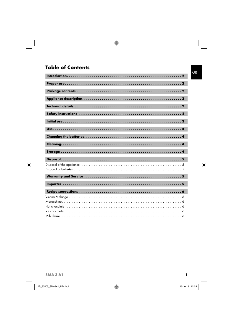 Silvercrest SMA 3 A1 User Manual | Page 4 / 34