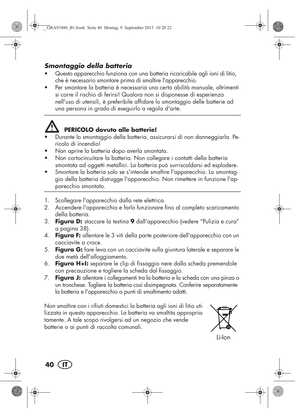 Silvercrest SHBS 500 B1 User Manual | Page 42 / 76