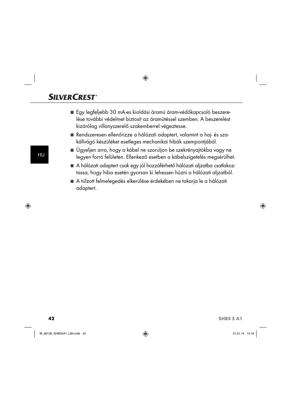 Silvercrest SHBS 5 A1 User Manual | Page 45 / 130