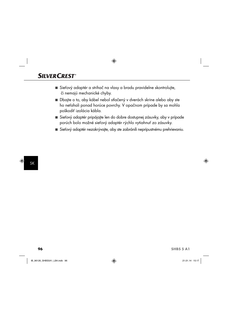 Silvercrest SHBS 5 A1 User Manual | Page 99 / 130