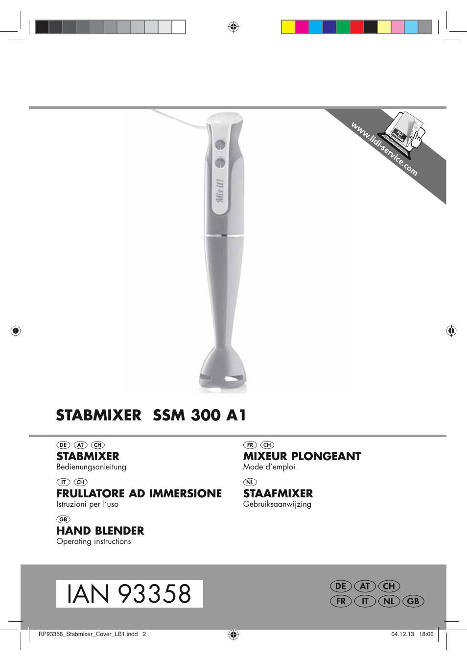 Silvercrest SSM 300 A1 User Manual | 46 pages