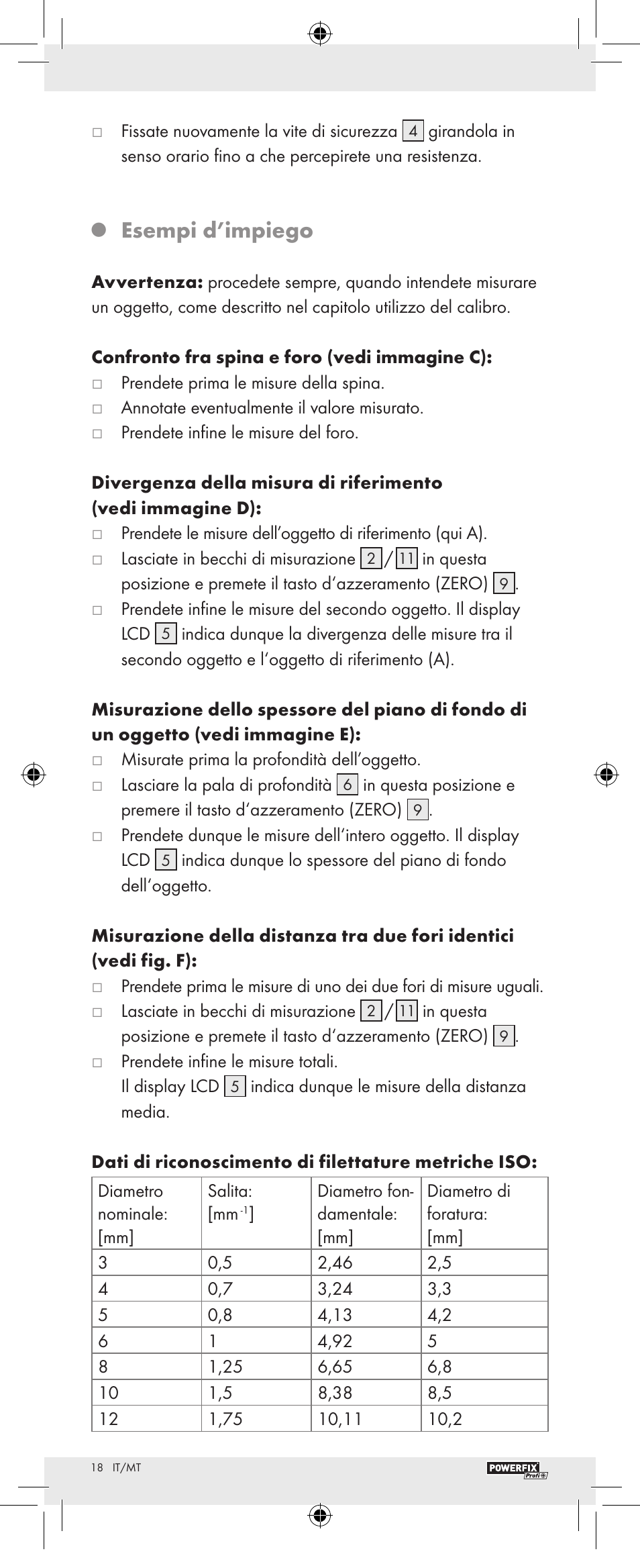 Esempi d’impiego | Powerfix Z22855 User Manual | Page 20 / 46