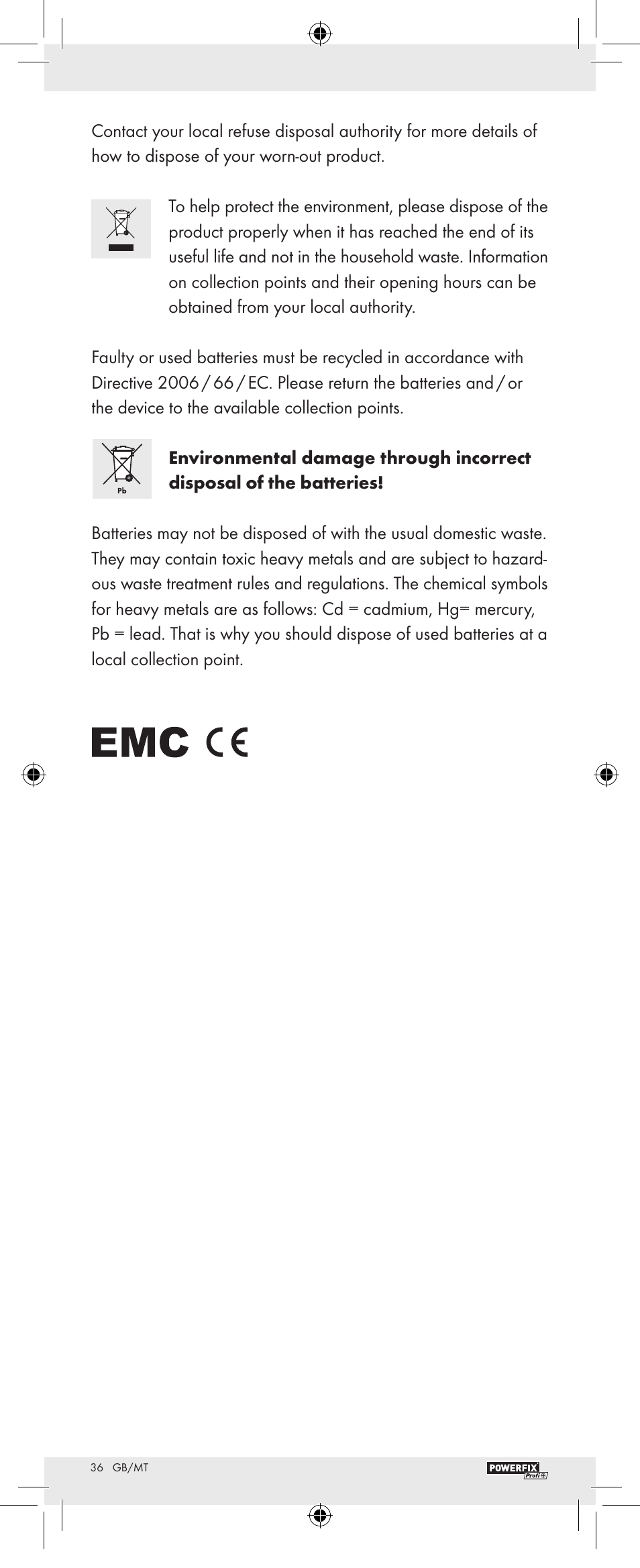 Powerfix Z22855 User Manual | Page 38 / 46