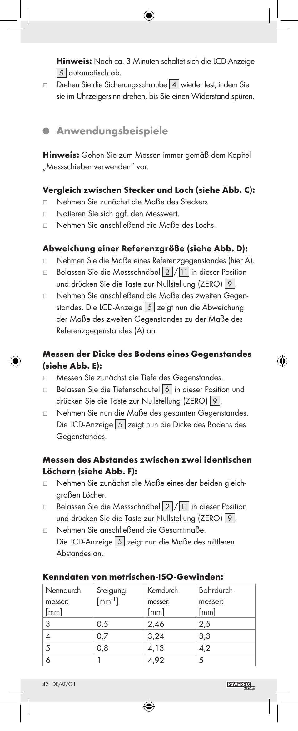 Anwendungsbeispiele | Powerfix Z22855 User Manual | Page 44 / 46