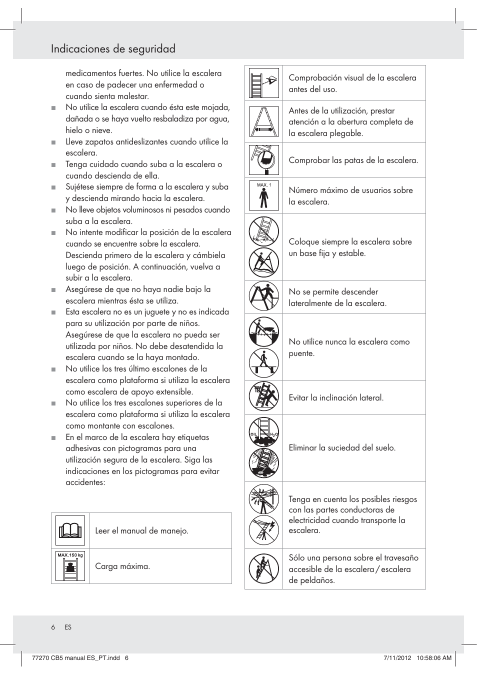 Indicaciones de seguridad | Powerfix Z30473 User Manual | Page 6 / 37