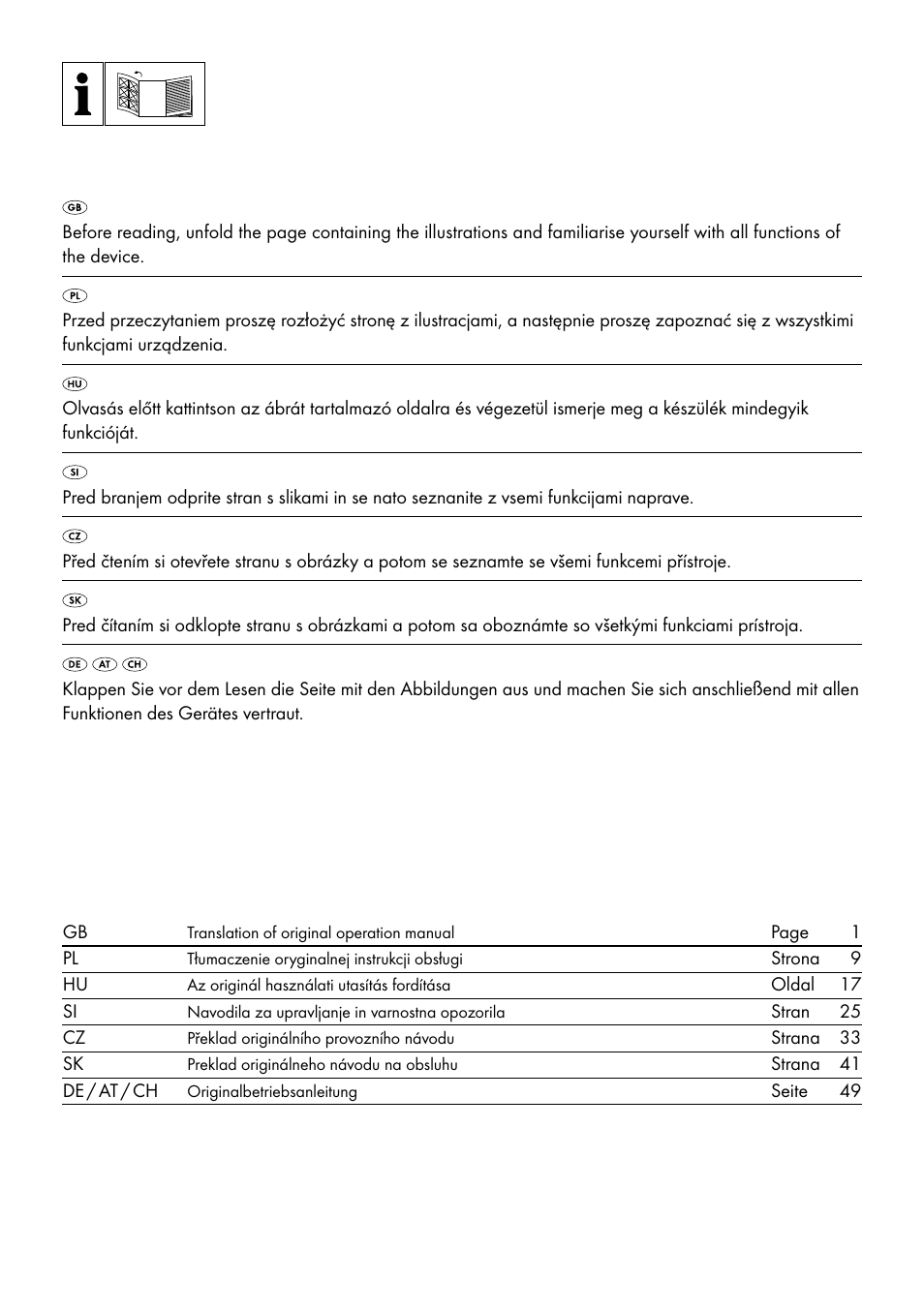 Powerfix PMT 1.1 A1 User Manual | Page 2 / 60
