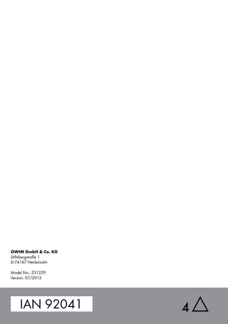 Powerfix Z31229 User Manual | Page 10 / 10