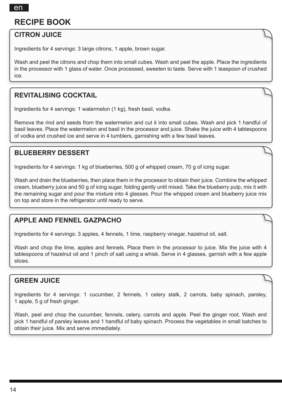 It en recipe book | Hotpoint Ariston SJ 4010 FSL0 User Manual | Page 14 / 64
