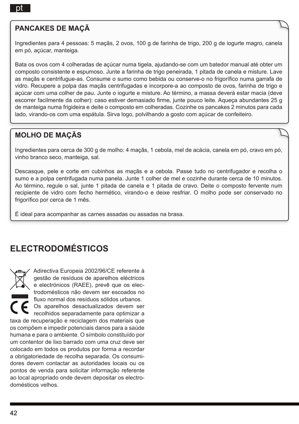 Electrodomésticos | Hotpoint Ariston SJ 4010 FSL0 User Manual | Page 42 / 64