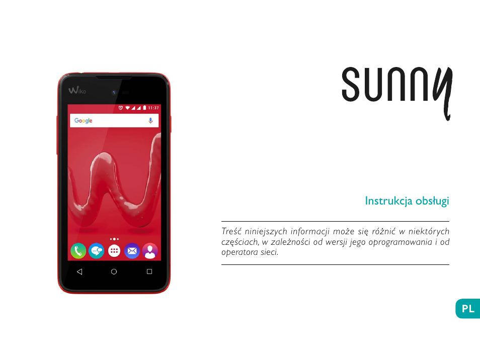 Instrukcja obsługi | Wiko Sunny User Manual | Page 179 / 292
