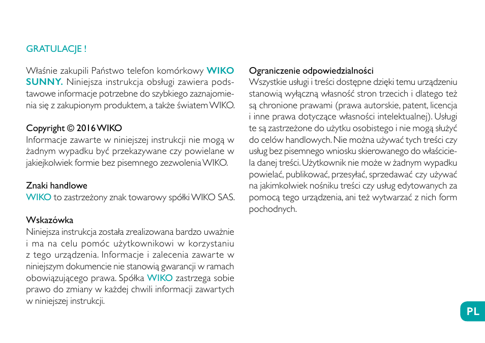 Wiko Sunny User Manual | Page 180 / 292