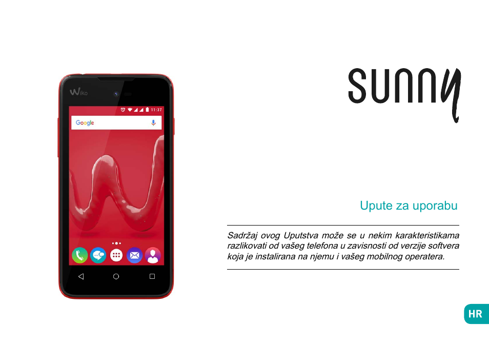 Upute za uporabu | Wiko Sunny User Manual | Page 201 / 292