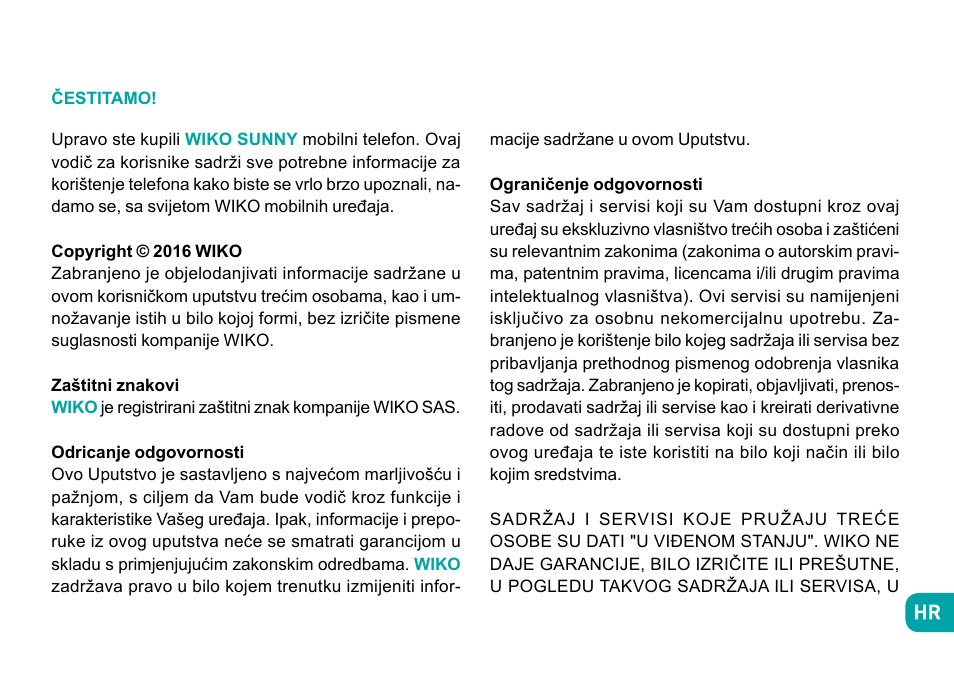 Wiko Sunny User Manual | Page 202 / 292