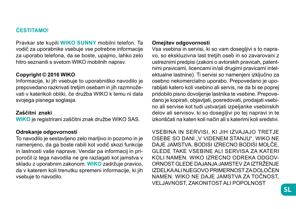 Wiko Sunny User Manual | Page 224 / 292
