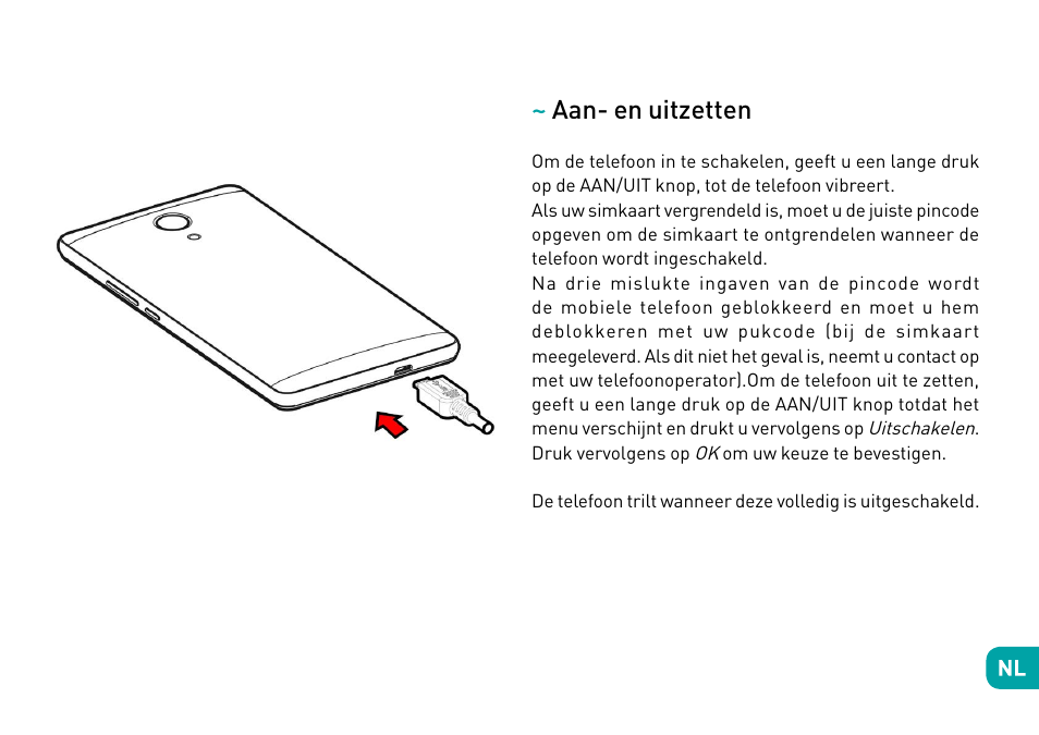 Aan- en uitzetten | Wiko Robby User Manual | Page 144 / 292