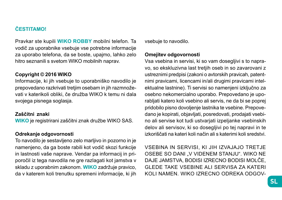 Wiko Robby User Manual | Page 224 / 292