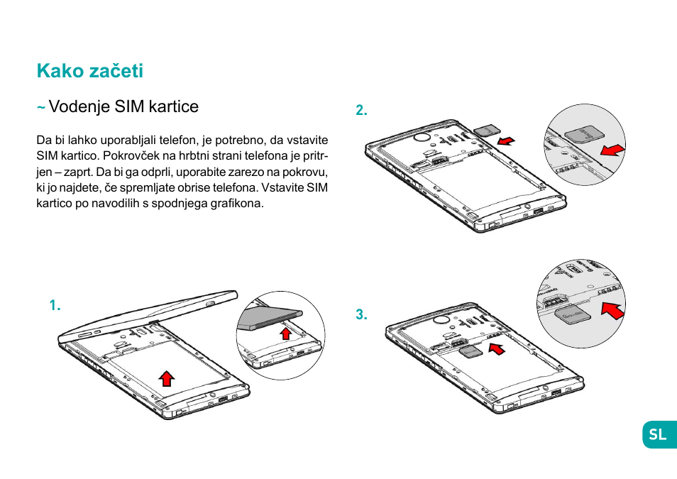 Kako začeti, Vodenje sim kartice | Wiko Robby User Manual | Page 229 / 292