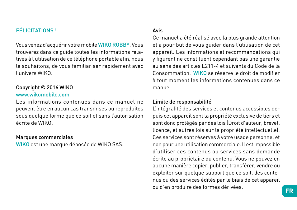 Wiko Robby User Manual | Page 25 / 292