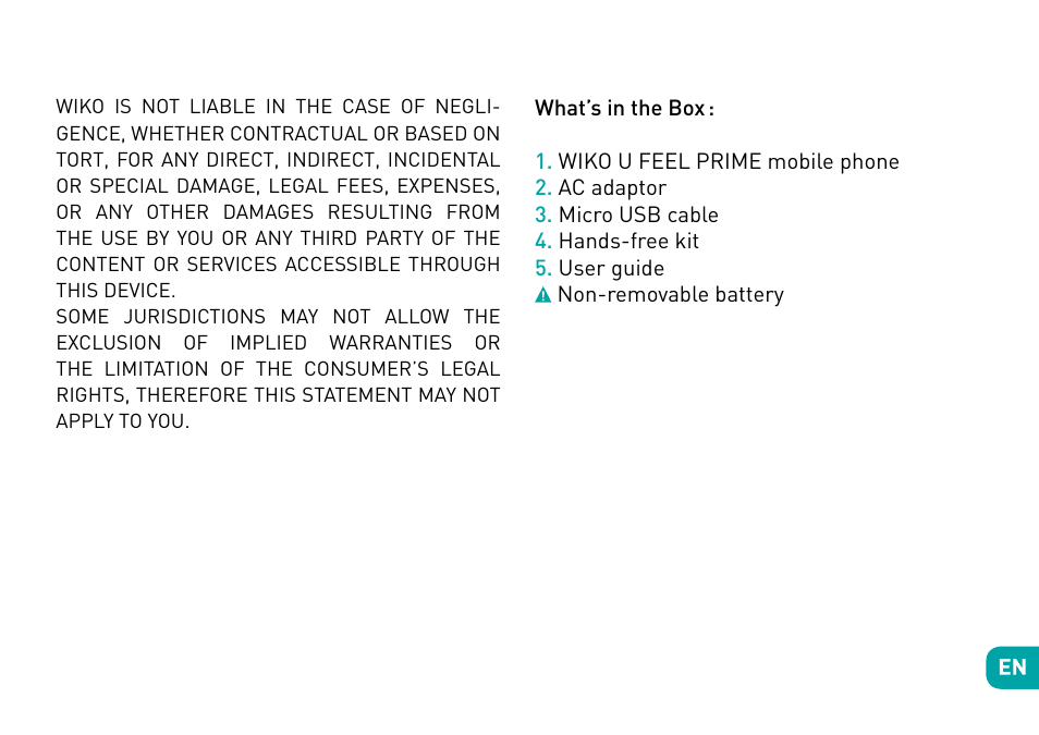 Wiko Ufeel prime User Manual | Page 5 / 292