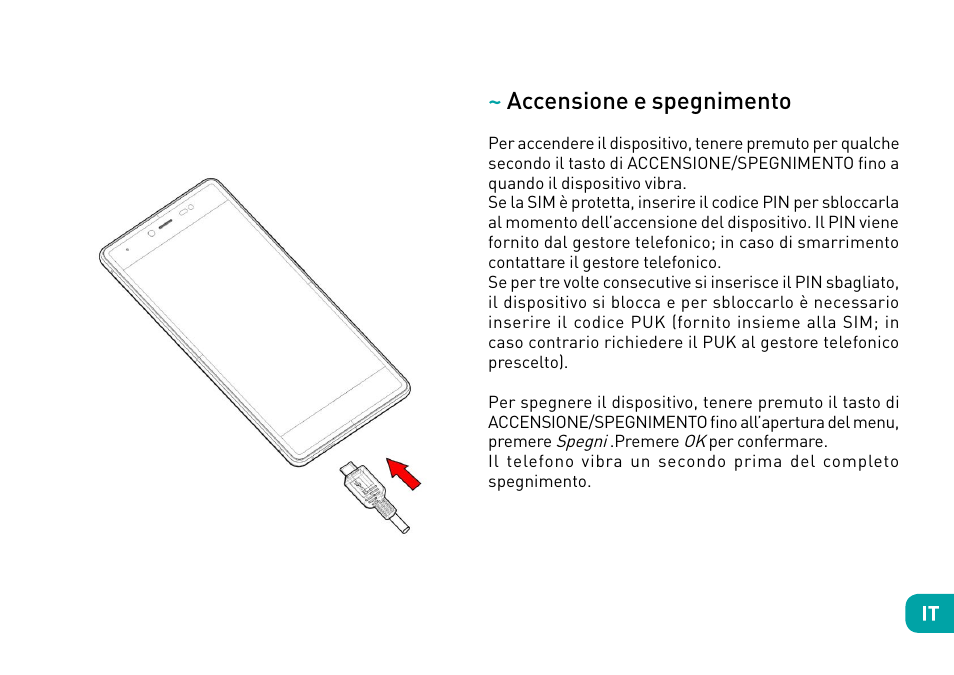 Accensione e spegnimento | Wiko Fever User Manual | Page 55 / 292