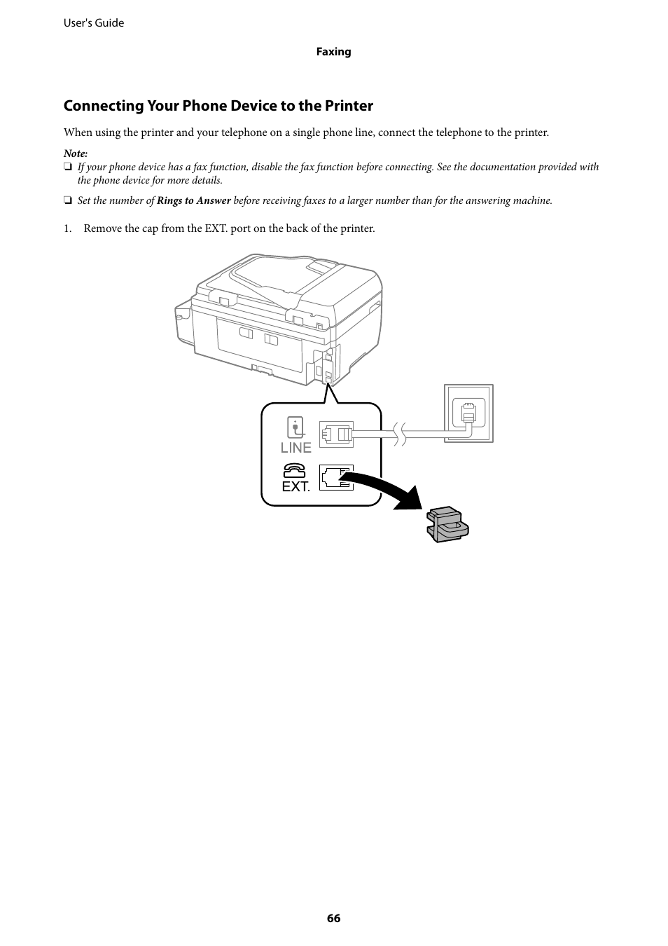 Connecting your phone device to the printer | Epson EcoTank ET-4550 User Manual | Page 66 / 145