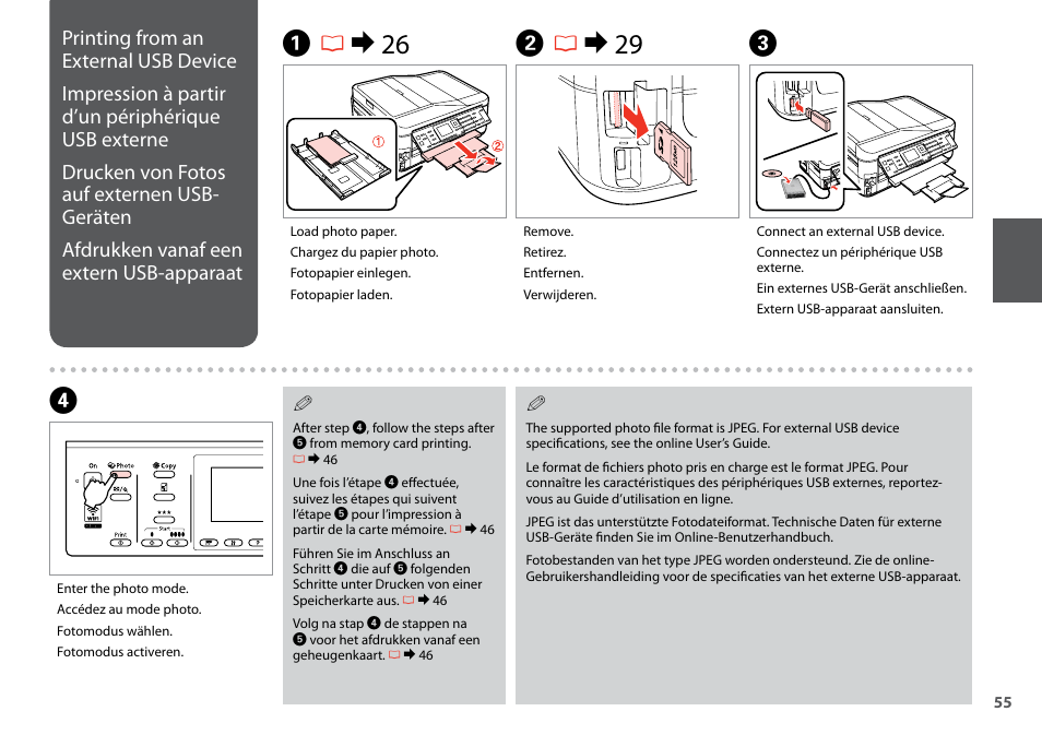 Ar & 26 b r & 29 c d | Epson Stylus SX620FW User Manual | Page 55 / 148