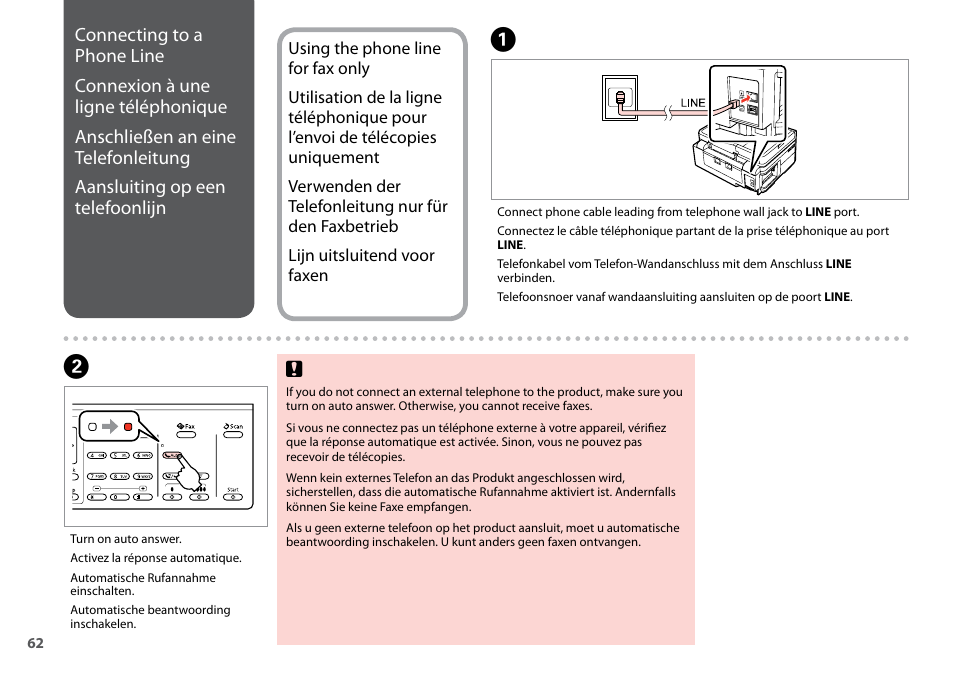 Epson Stylus SX620FW User Manual | Page 62 / 148